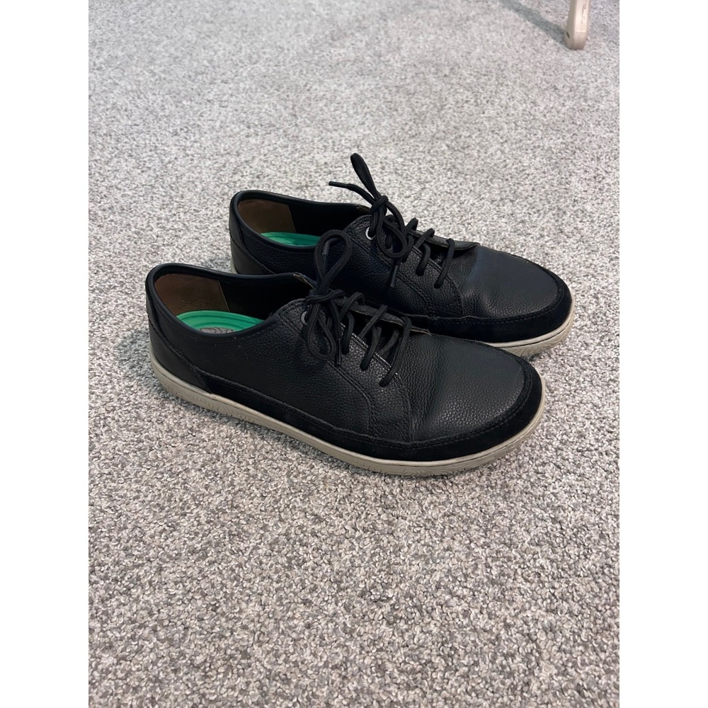 Clarks Collection Black Leather Lace Up Casual Comfort Oxford‎ Shoes Mens 9